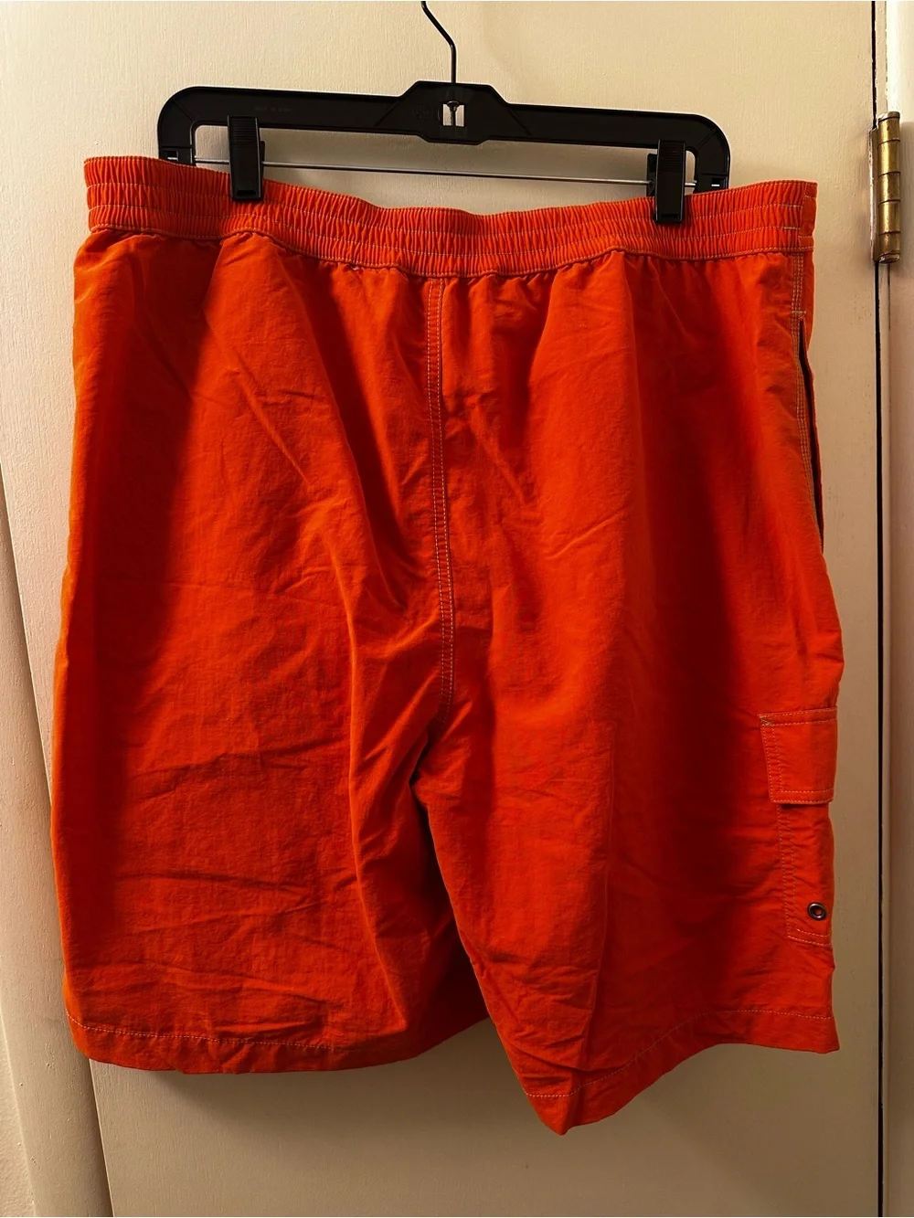 Vintage Polo by Ralph Lauren Orange Swimwear Trunks with Logo Patch